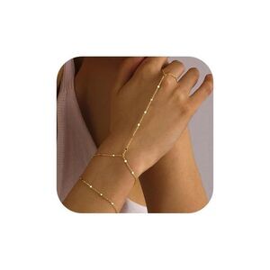 Nebula Vortex - Bracelets for Women 14K Gold Silver Plated Ring Br Gold